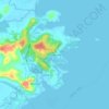 Mappa topografica Maybacong, altitudine, rilievo