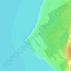 Mappa topografica Edmore Beach, altitudine, rilievo