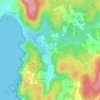 Mappa topografica Lires, altitudine, rilievo