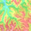 Mappa topografica Flottes, altitudine, rilievo
