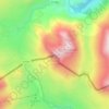 Mappa topografica Pic du Pourtalet, altitudine, rilievo