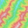 Mappa topografica Corniolo, altitudine, rilievo