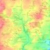Mappa topografica La Haute Coutière, altitudine, rilievo