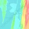 Mappa topografica Magadi, altitudine, rilievo