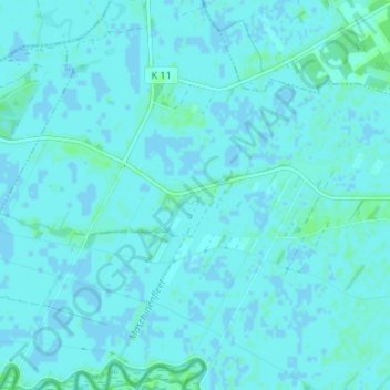 Mappa topografica Vierhausen, altitudine, rilievo