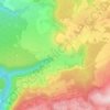 Mappa topografica Éternoz, altitudine, rilievo