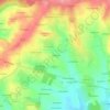 Mappa topografica La Daguerie, altitudine, rilievo