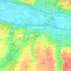 Mappa topografica Saint-Martin, altitudine, rilievo