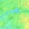 Mappa topografica Zandvliet, altitudine, rilievo
