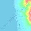 Mappa topografica Caruan, altitudine, rilievo