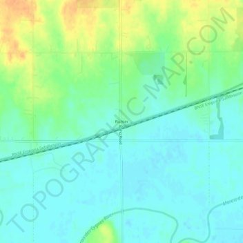 Mappa topografica Richter, altitudine, rilievo