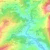 Mappa topografica Ganwali, altitudine, rilievo