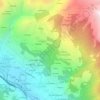 Mappa topografica Les Places, altitudine, rilievo