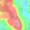 Mappa topografica Sur le Château, altitudine, rilievo