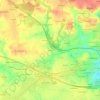 Mappa topografica Kerbras, altitudine, rilievo