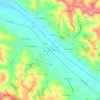 Mappa topografica Saint-Nauphary, altitudine, rilievo