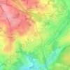 Mappa topografica Lajoux, altitudine, rilievo