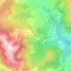 Mappa topografica Casasco d'Intelvi, altitudine, rilievo