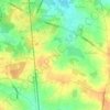 Mappa topografica Kodati, altitudine, rilievo