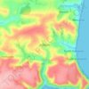 Mappa topografica Kellaton, altitudine, rilievo