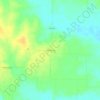 Mappa topografica East Delta, altitudine, rilievo