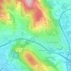 Mappa topografica Fontana, altitudine, rilievo