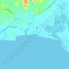 Mappa topografica Milagros, altitudine, rilievo