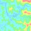 Mappa topografica Blanca Aurora, altitudine, rilievo