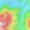 Mappa topografica Les Choseaux, altitudine, rilievo