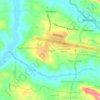 Mappa topografica Karipur, altitudine, rilievo