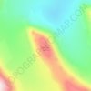 Mappa topografica Dinosaur, altitudine, rilievo