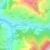 Mappa topografica Sharandhar, altitudine, rilievo