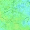 Mappa topografica Vosberg, altitudine, rilievo