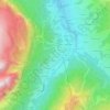 Mappa topografica La Villa, altitudine, rilievo