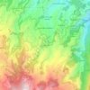 Mappa topografica Fontanales, altitudine, rilievo