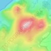 Mappa topografica Yr Eifl, altitudine, rilievo