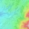 Mappa topografica Chez Coquard, altitudine, rilievo