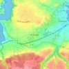 Mappa topografica Plounez, altitudine, rilievo