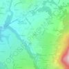 Mappa topografica La Plesse, altitudine, rilievo