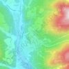 Mappa topografica Liariis, altitudine, rilievo