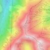 Mappa topografica Nubes, altitudine, rilievo