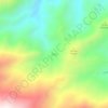 Mappa topografica Posi, altitudine, rilievo