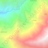 Mappa topografica Pataz, altitudine, rilievo