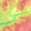 Mappa topografica Песочня, altitudine, rilievo