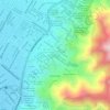 Mappa topografica 75, altitudine, rilievo