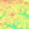 Mappa topografica Le Quily, altitudine, rilievo