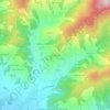 Mappa topografica Valdibure, altitudine, rilievo