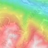 Mappa topografica Les Chavonnes, altitudine, rilievo
