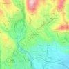 Mappa topografica Villaggio Gescal, altitudine, rilievo