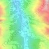 Mappa topografica Dégioz, altitudine, rilievo